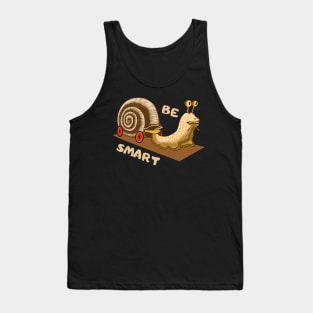 Be Smart, Cute clever Snail Tank Top